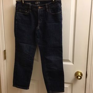 Loft modern crop jeans